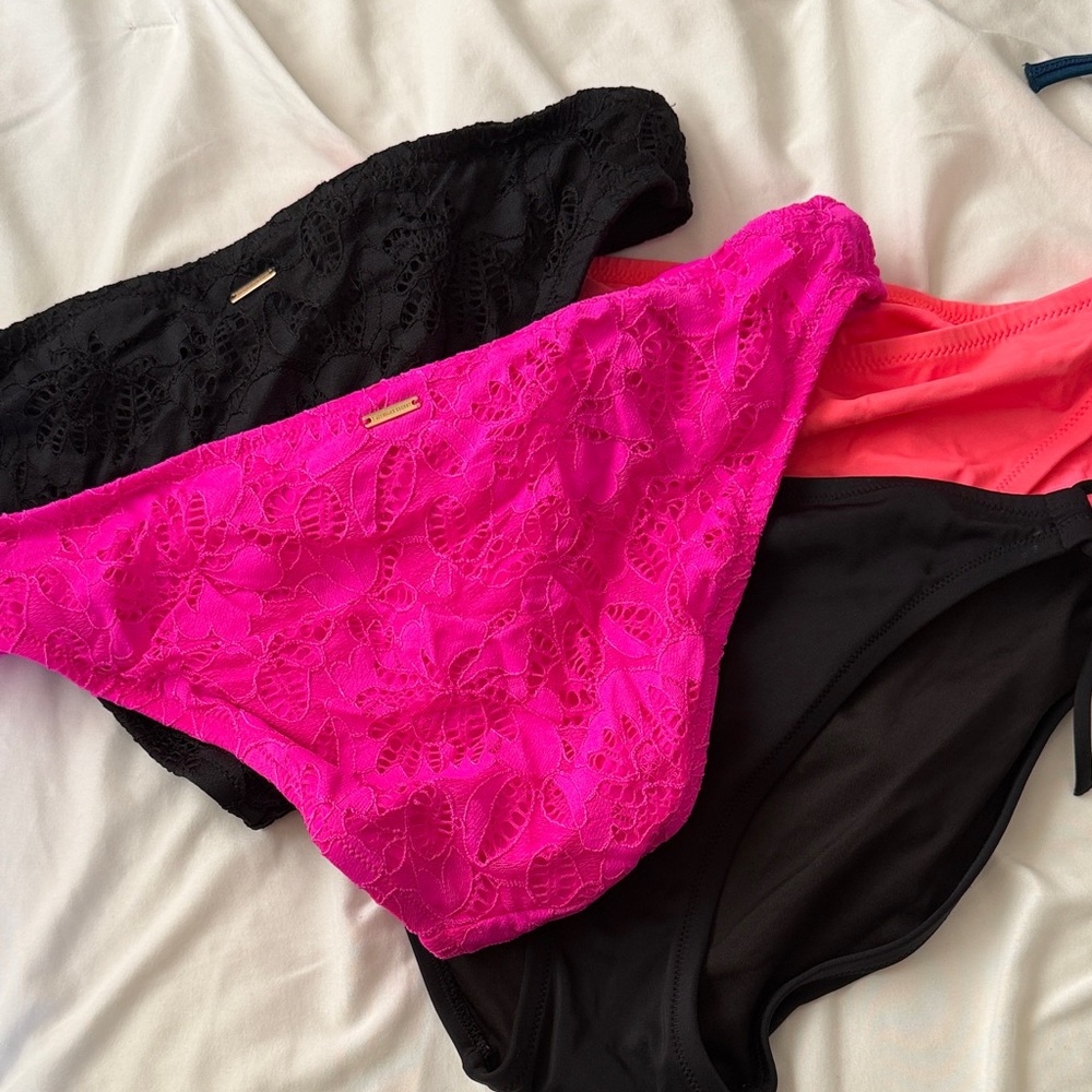Bikini bundle 8 pieces Victoria’s Secret Lace & Express/Joe Boxer
